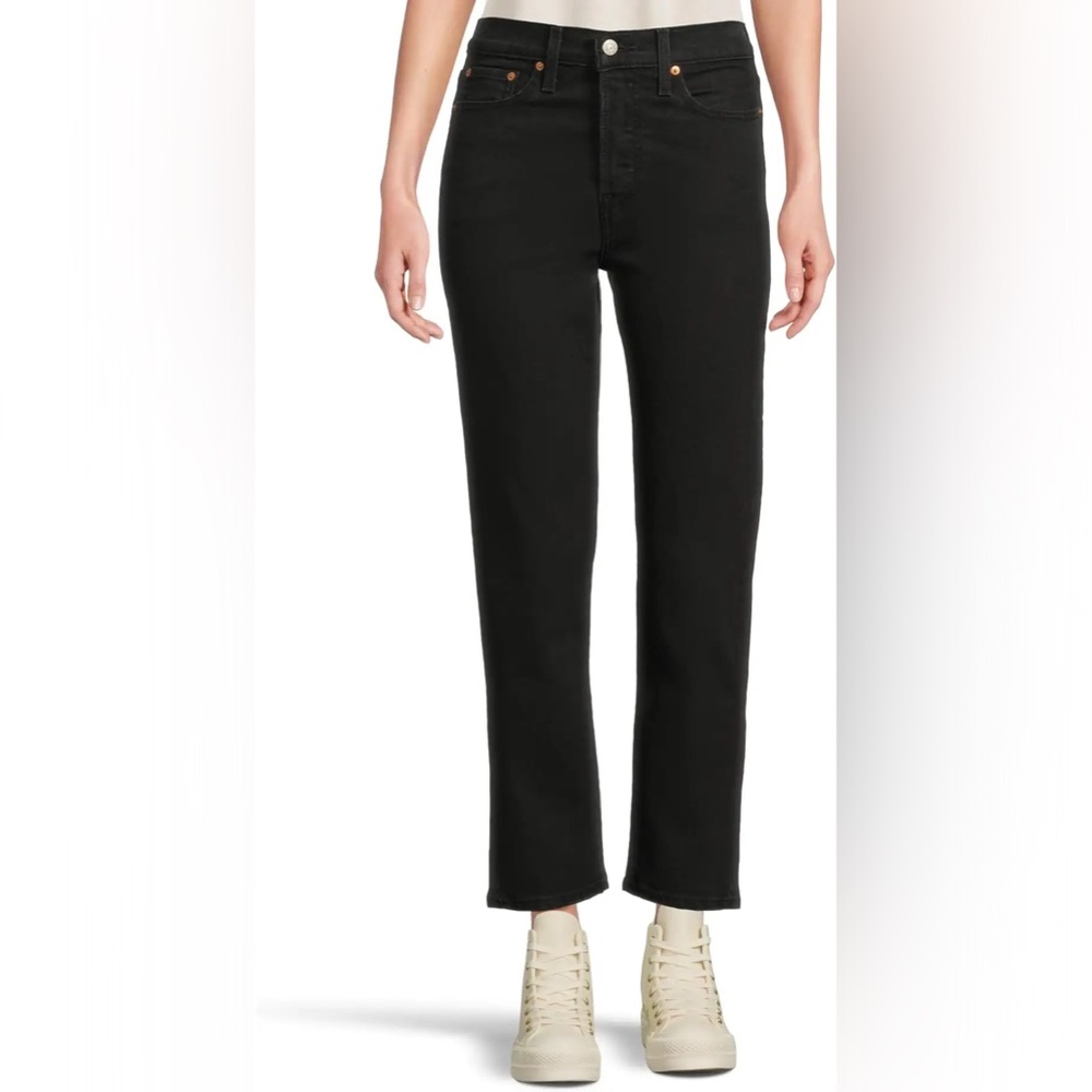Levi's Women's Straight Leg Black Jeans